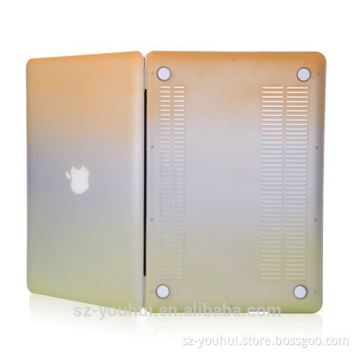 Best Selling Rainbow Color Hard Protective Cover Case for Macbook Pro for Apple Pro Laptop